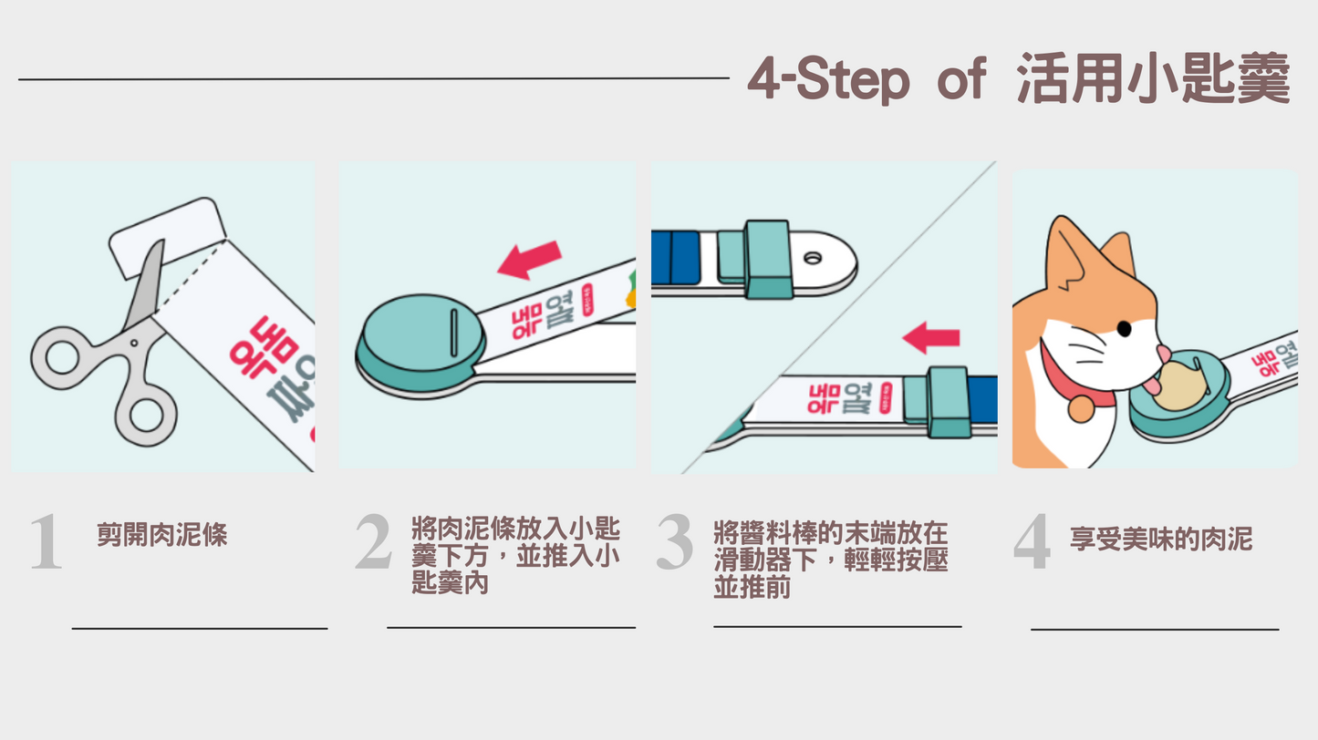 JEJUPET肉泥條專用小匙羹