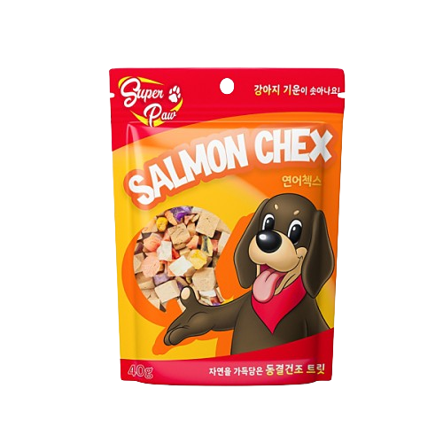 SuperPaw 三文魚味狗狗粟米片