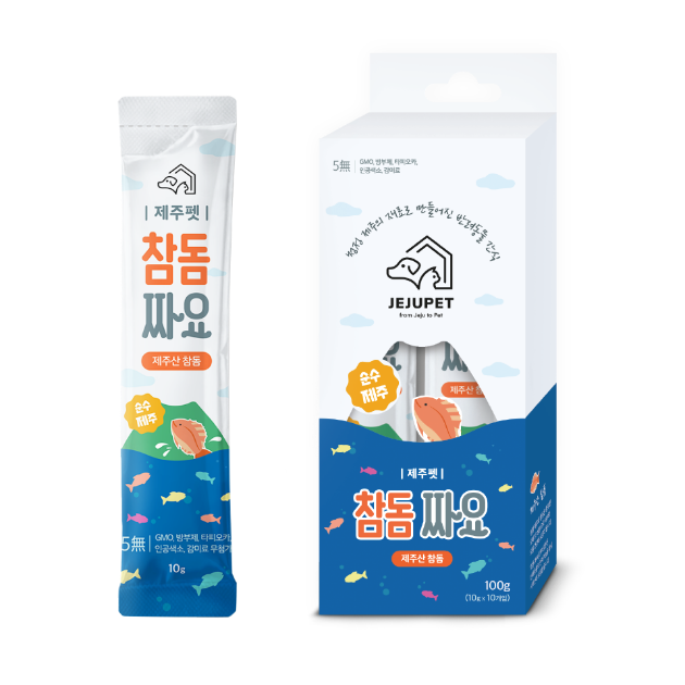 JEJUPET 鯛魚肉泥條 참돔짜요