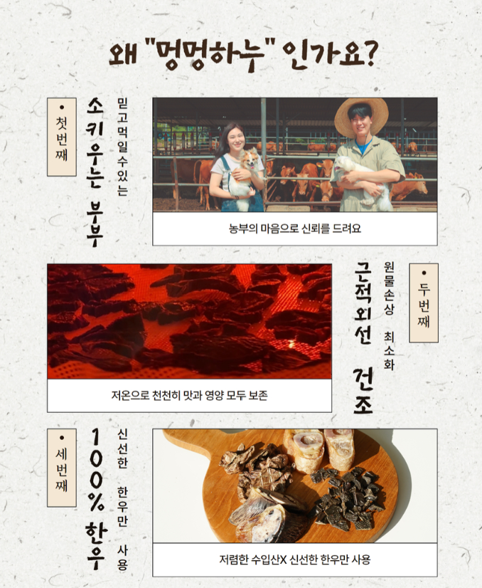 멍멍하누 韓牛肺乾