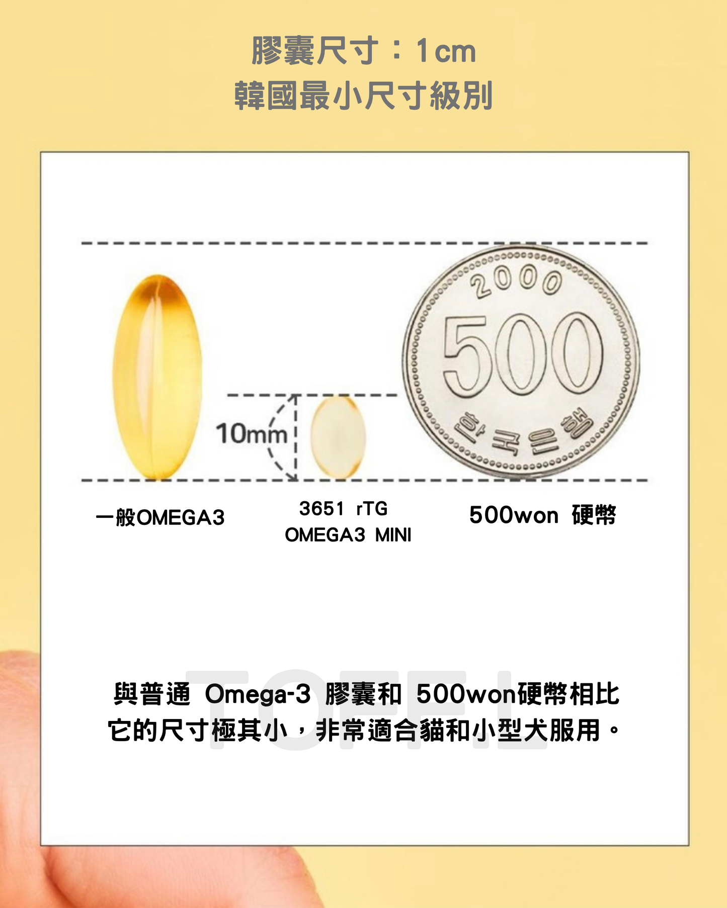 3651 rTG Omega3 mini魚油 | 貓犬用