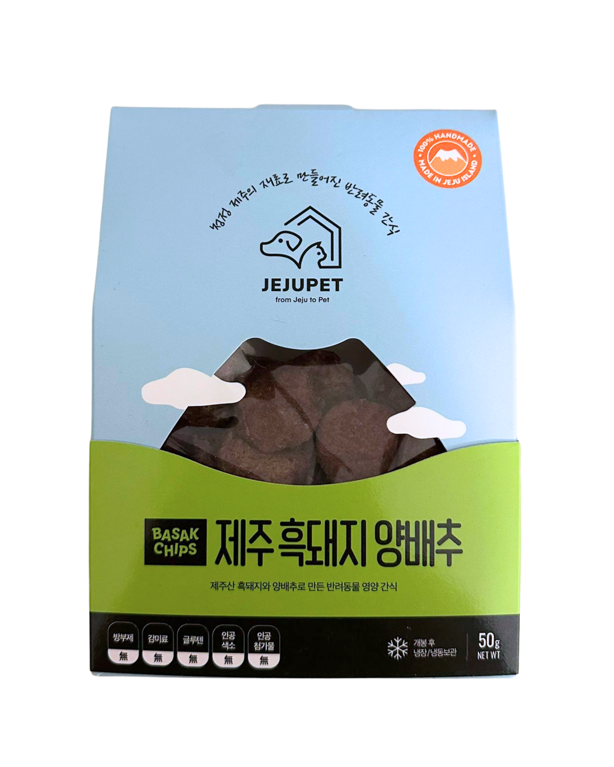 JEJUPET 濟州風乾黑毛豬洋白菜薯片 흑돼지양배추바삭칩
